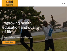 Tablet Screenshot of dmf.org